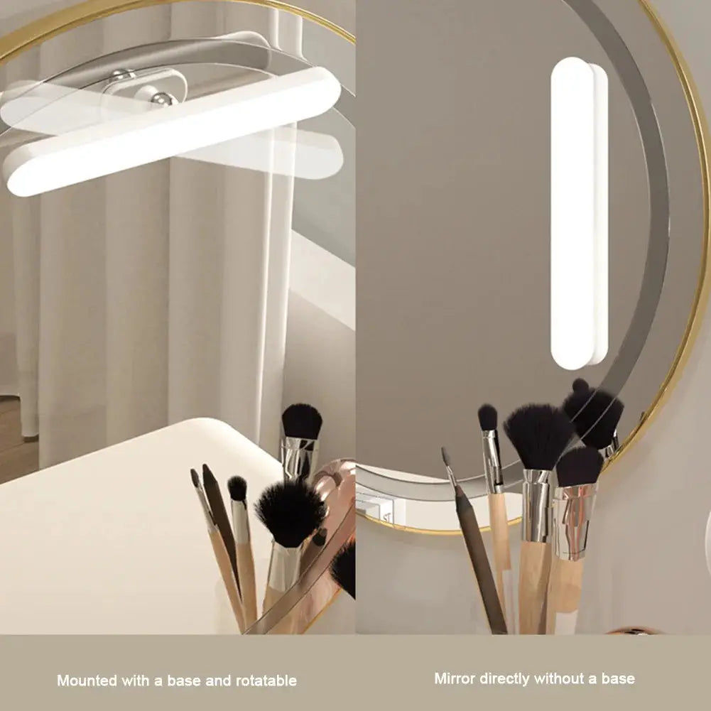 Wireless Mirror Vanity Lights Battery Operated LED Magnetic Cabinet Lights Adjustable Color Brightness & Angle for Home Bathroom from PriceLows™