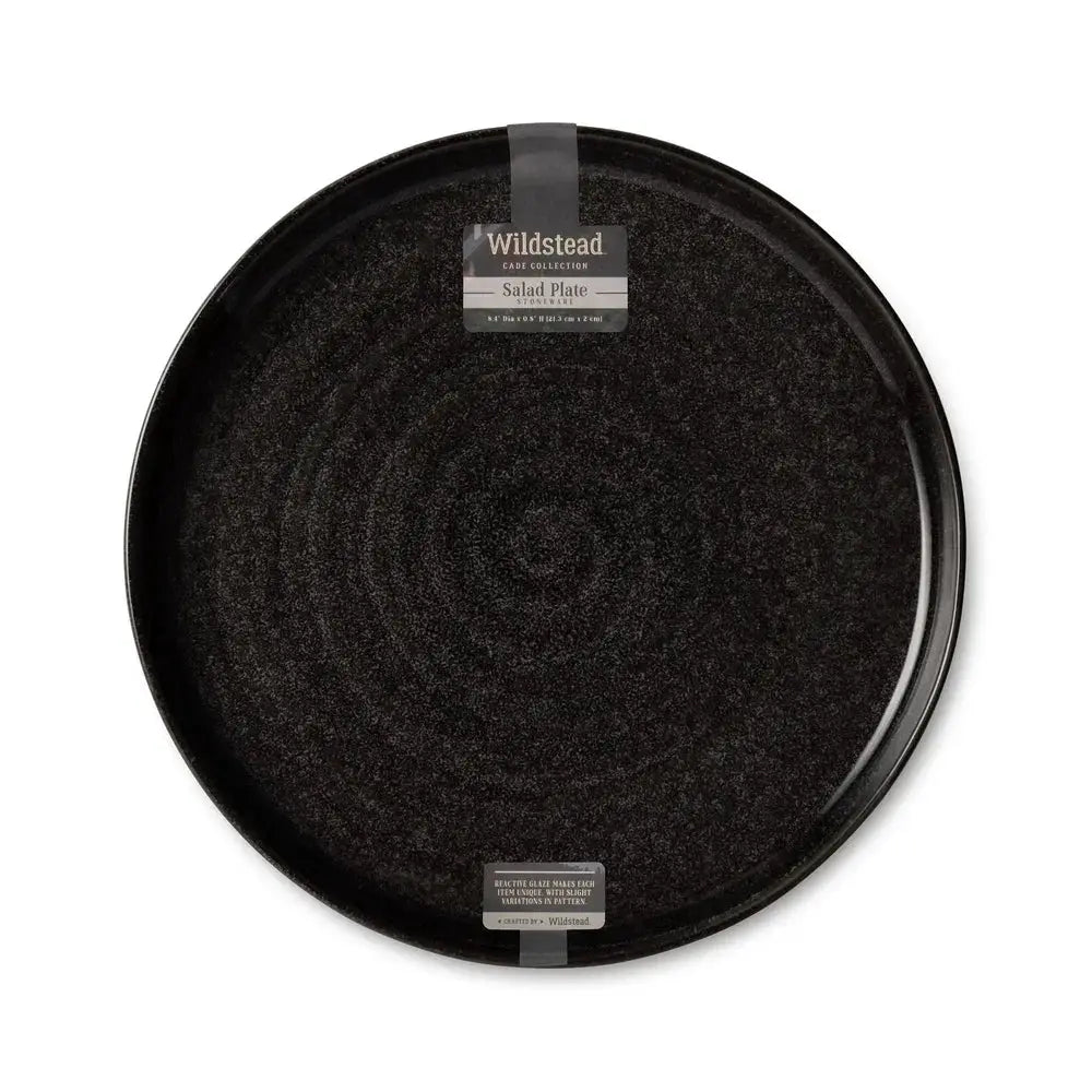 Ceramic Salad Plate Round Rustic Dinnerware Microwave Dishwasher Safe Perfect Serving Appetizers Side Dishes and Salads from PriceLows™