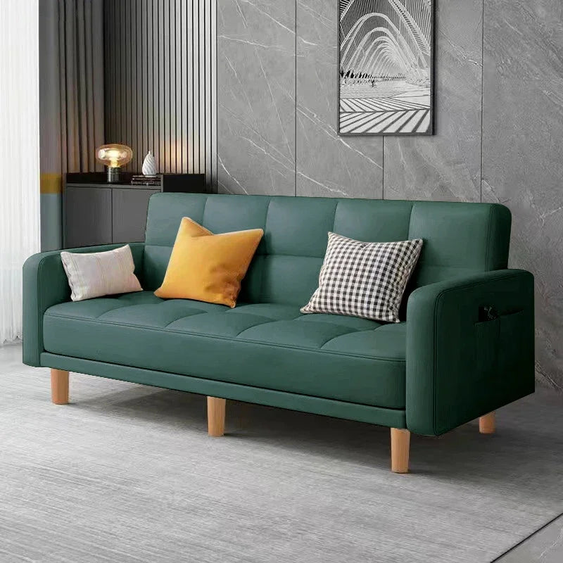 Sofa Bed | Composite Fabrics | Wood Frame | Single Or Double