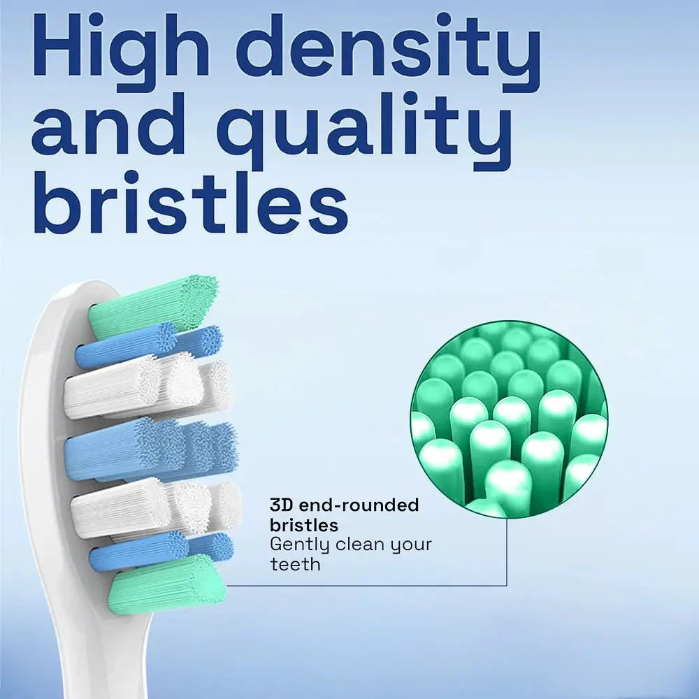 Compatible with Philips Sonicare Electric Toothbrush Replacement Toothbrush Heads, Brush Head for 2100 4100 5100 6100 7300 9000 from PriceLows™