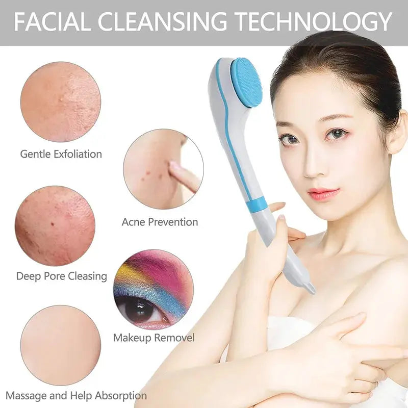 Electric Bath Brush | Silicone Bristles | Rechargeable | 5 In 1