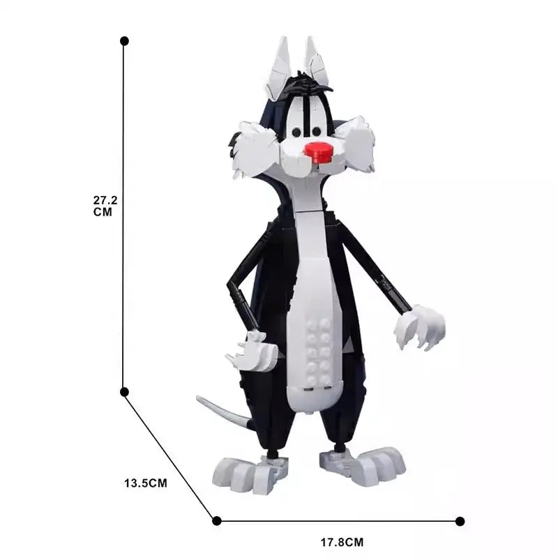 Bricklink MOC Creative Cartoon Anime Figures YOSEMITES SAM Cat and Devil Model Building Blocks Kid Toys Christmas Gift from PriceLows™