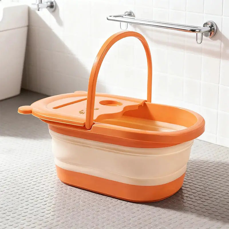 Telescopic Bath Bucket | 39x30 Inch Foldable | For Bathtub And Feet