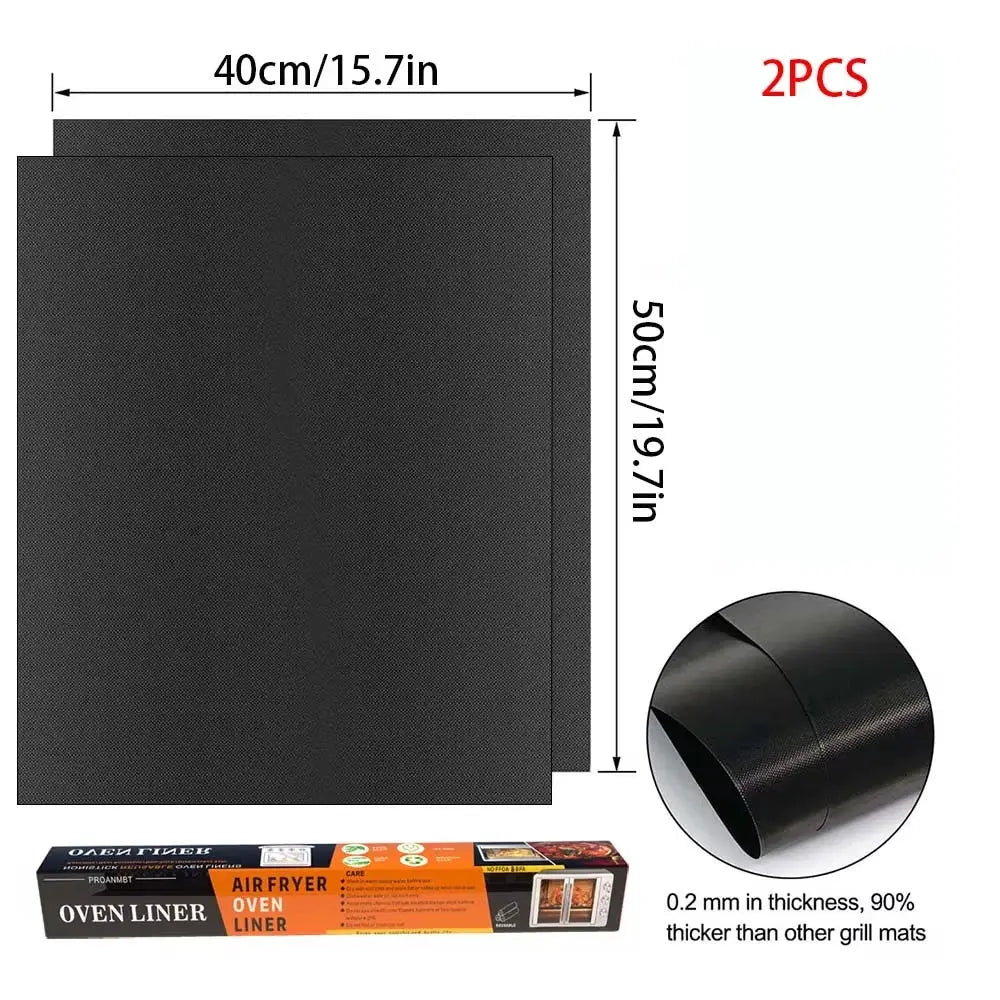 BBQ Grill Mat | Non-Stick | Reusable | Heat Resistant Extra Thick