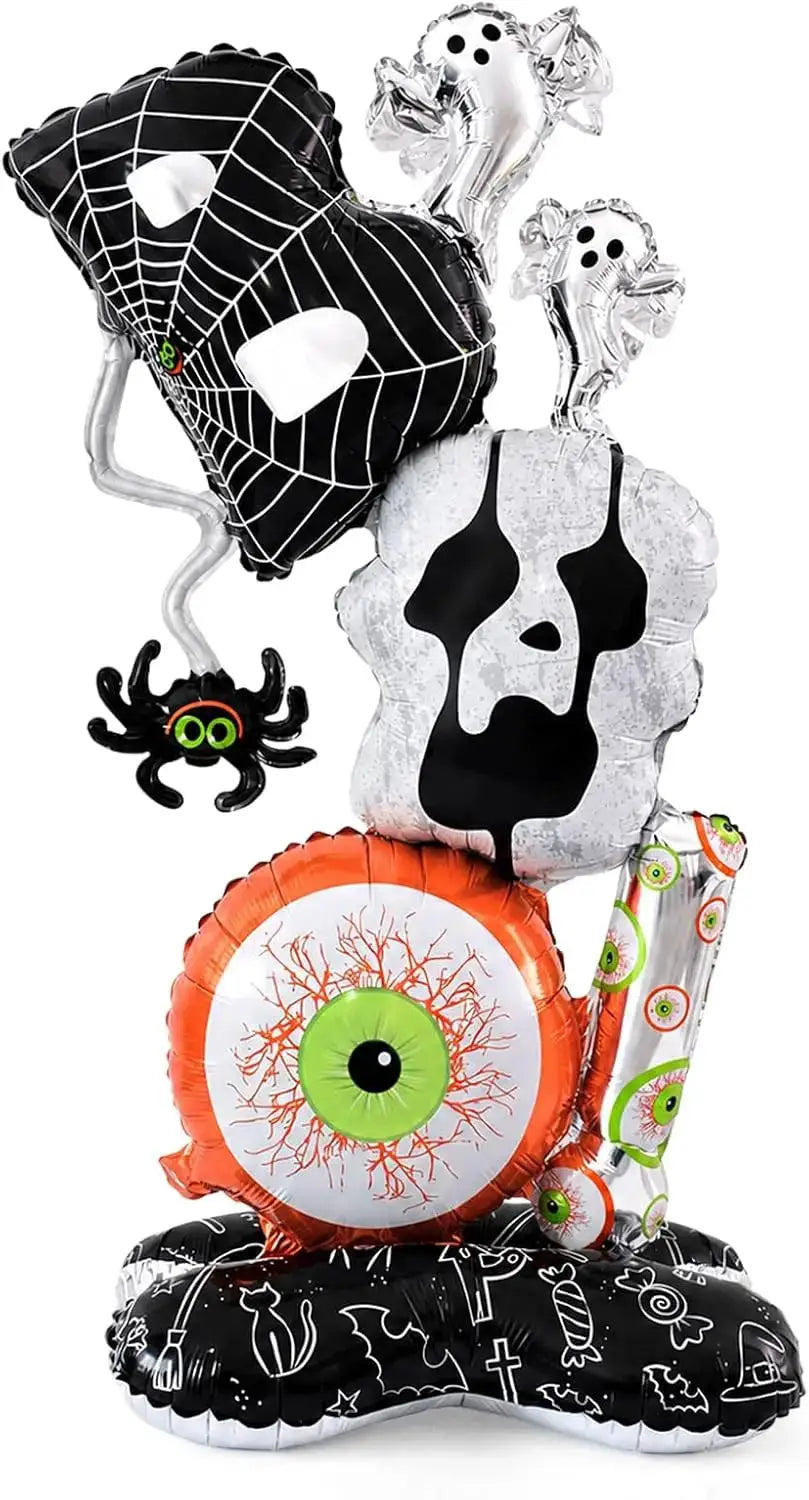 Giant Halloween Balloons | 3.8 Ft Self Standing | 2 Pack Boo