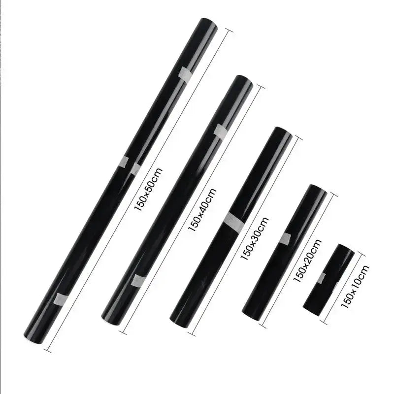 Gloss Black Car Body Film Vinyl Wrap Decals Self Adhesive Sticker Motorcycles Bike Auto Skin Color Changing Films 150*50cm from PriceLows™