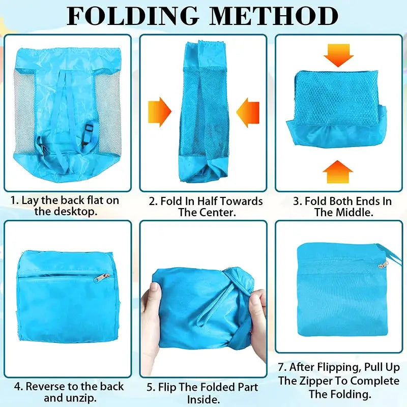 New Outdoor Beach Bag Beach Toy Storage Bag Swimming Clothing and Miscellaneous Storage Bag Shoulder Handheld Storage Bag Touris from PriceLows™