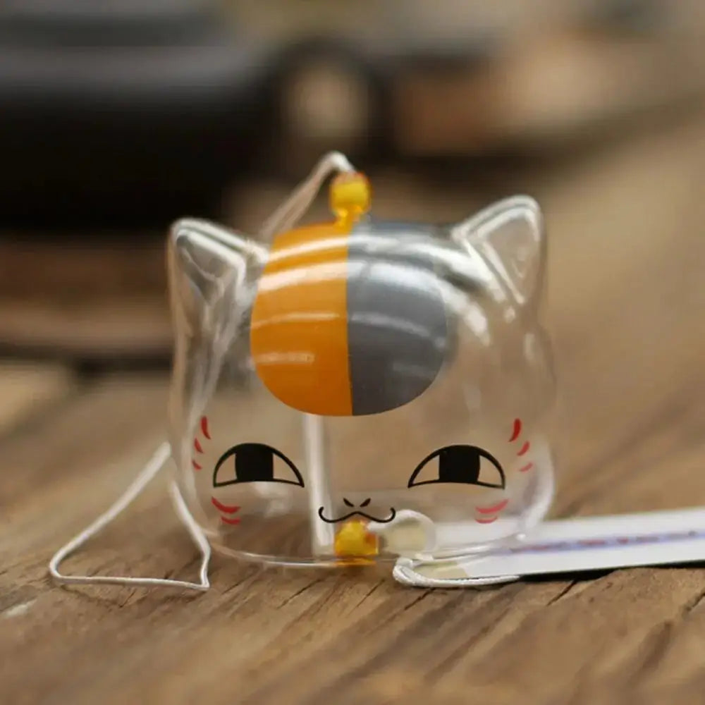 Glass Cat Pattern Wind Chime Creative Japanese Cat Pendant Home Garden Hanging Decor DIY Gift from PriceLows™