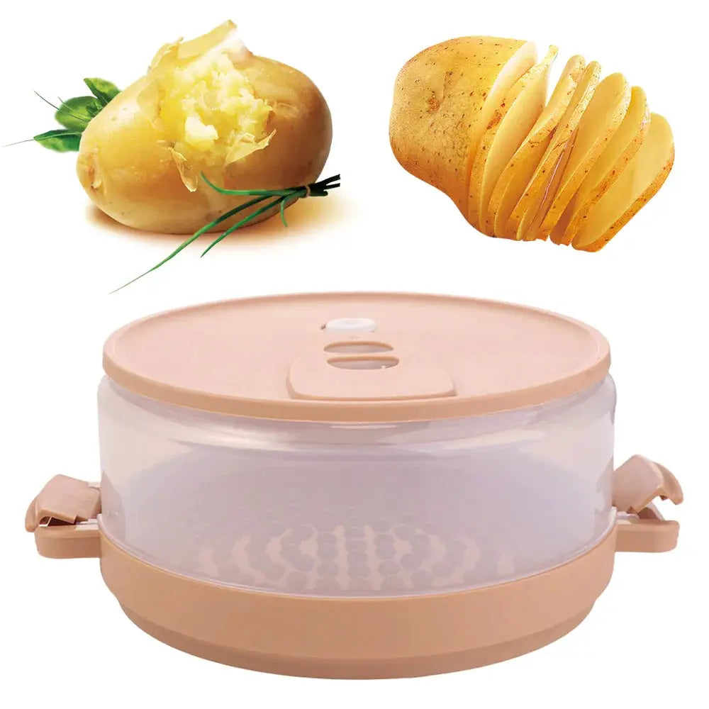 Microwave Potato Cooker | ABS Plastic | Size 25.3x18.8x9.5 cm | Color Clear