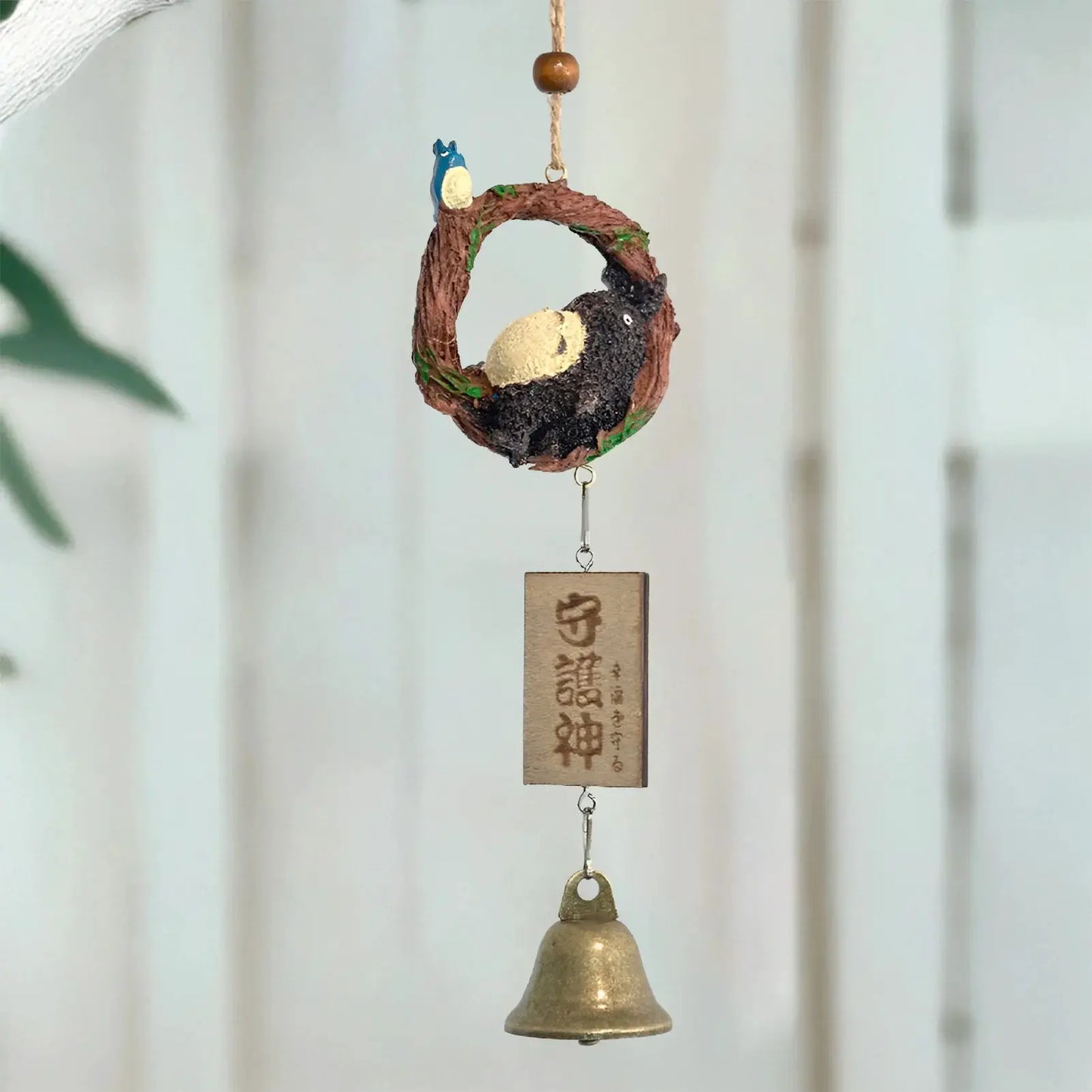 Resin Wind Chime Ornaments Totoro Wind Chime DIY Craft Gifts for Home Garden Decor from PriceLows™