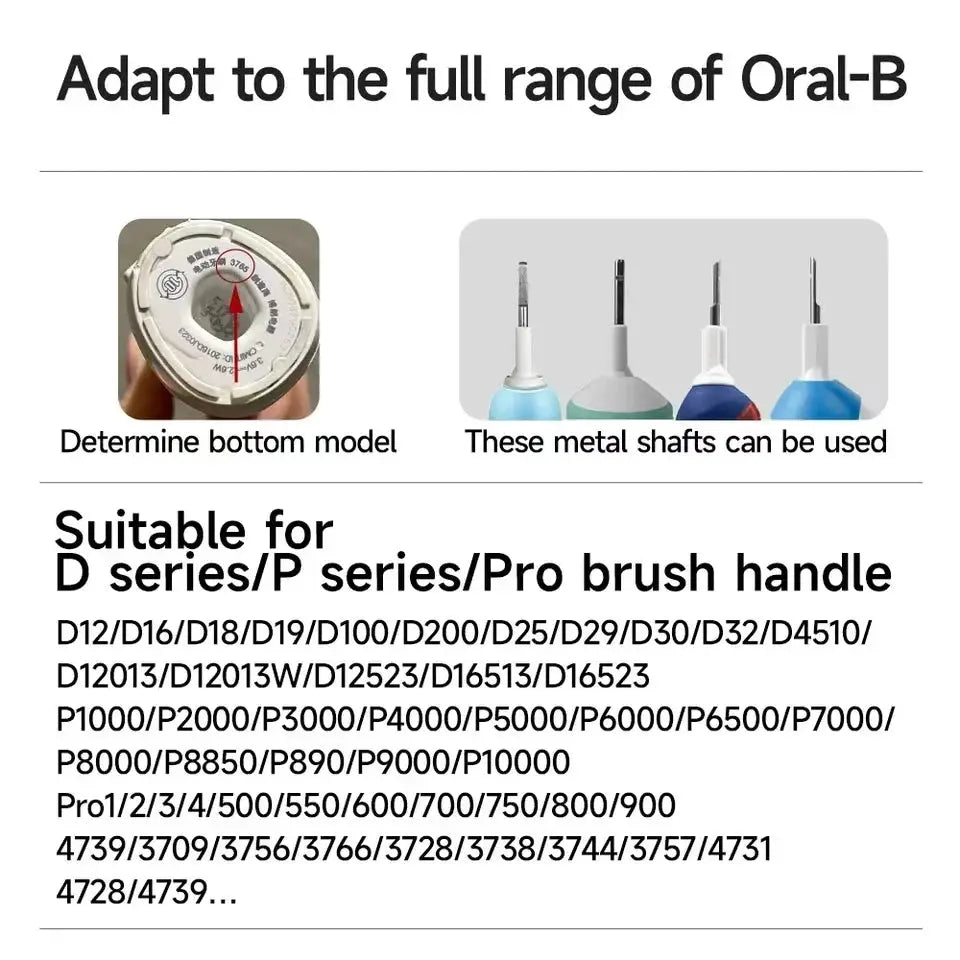 Replacement Brush Heads For Oral B Sonic Electric Toothbrush Fit Advance Power/Pro Health/Triumph/3D Excel/Vitality from PriceLows™