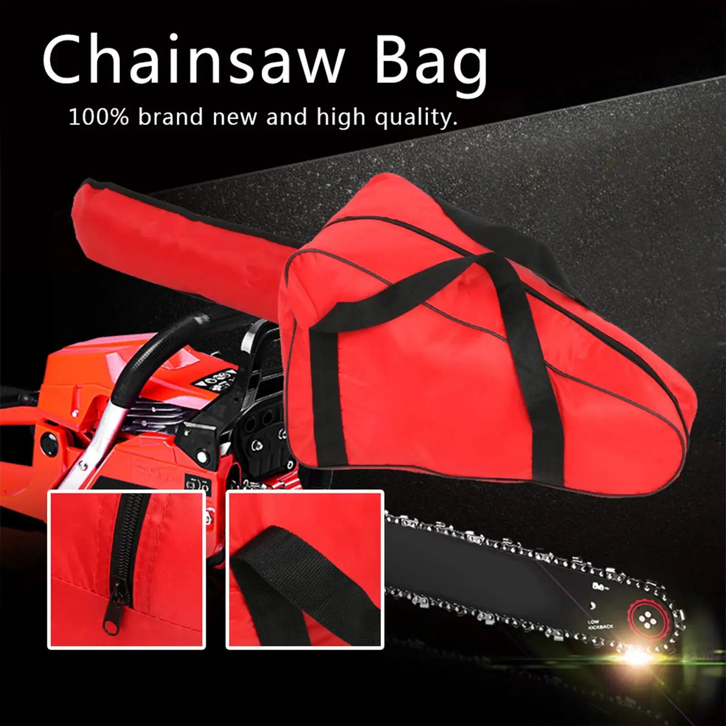 Heavy Duty Chain Saw Storage Bag With Long Zipper Spacious Oxford Tool Bag Ideal For Easy Access/Safe Chain Saw Transportation from PriceLows™