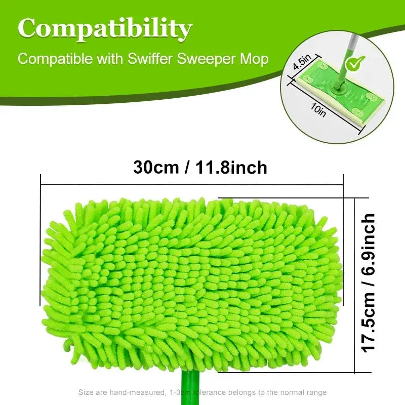 Replacement Mop Pad for Swiffer Sweeper Mop Dry Wet Mop Refills for Floor Cleaning Microfiber Washable Reusable Pads from PriceLows™