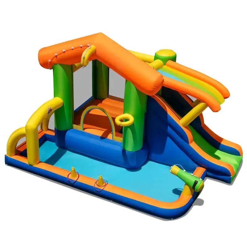 8-in-1 Inflatable Bounce House Water Park without Blower from PriceLows™