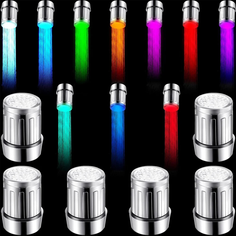 7-Color Change Automatically LED Faucet Head Glow Water Saving Stream Light Faucet Aerator Tap Nozzle for Kitchen Bathroom from PriceLows™