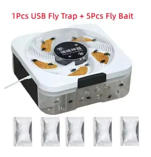 Electric Pest Killer USB Insect Pest Catcher Pest Reject Control Repeller Fly Trap Automatic Flycatcher Indoor Outdoor from PriceLows™