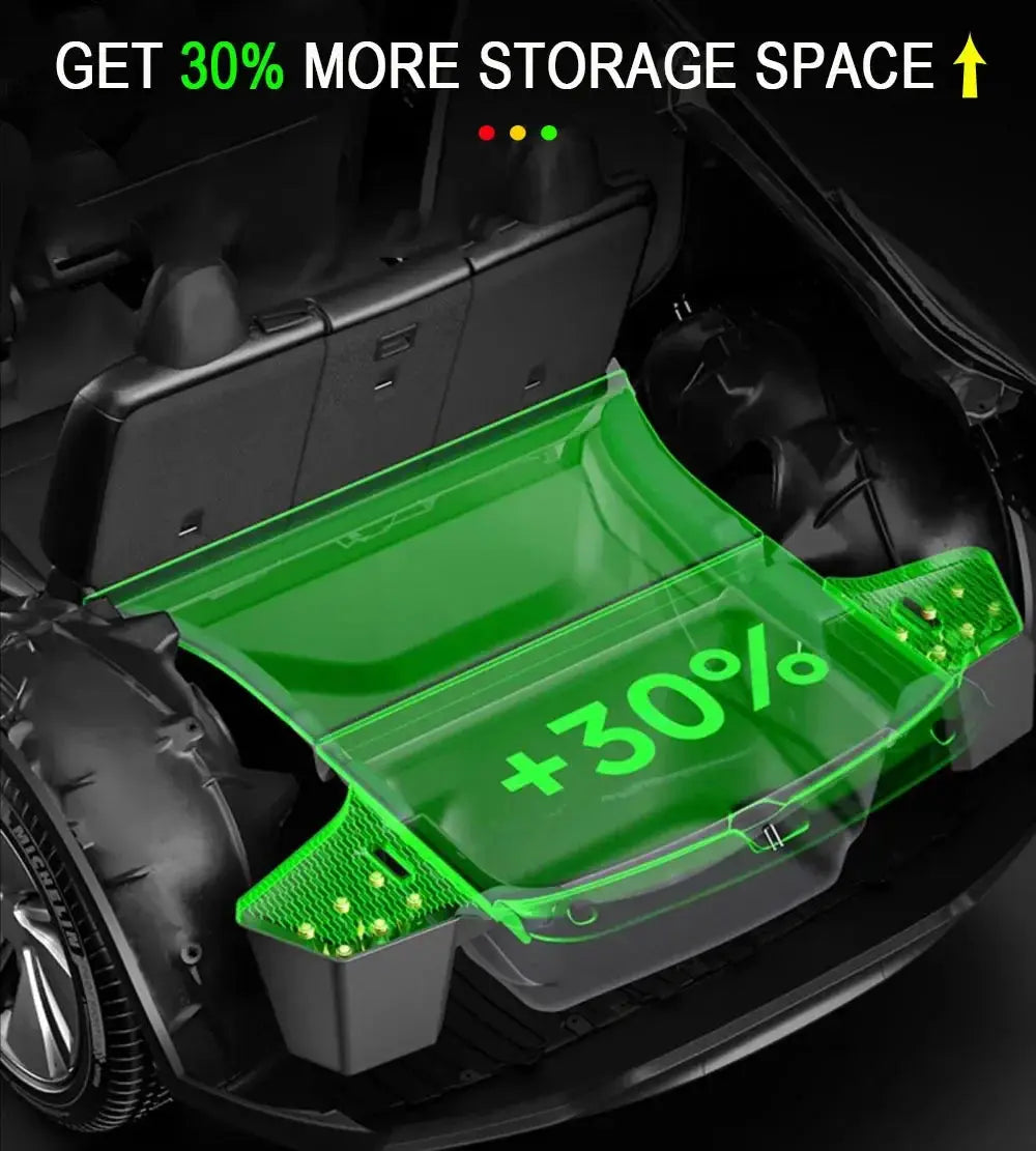 For 2025 2026 Tesla Model Y Trunk Organizer Trunk Storage Bins Rear Trunk Side Storage Box Mats for Model Y Juniper Accessories from PriceLows™