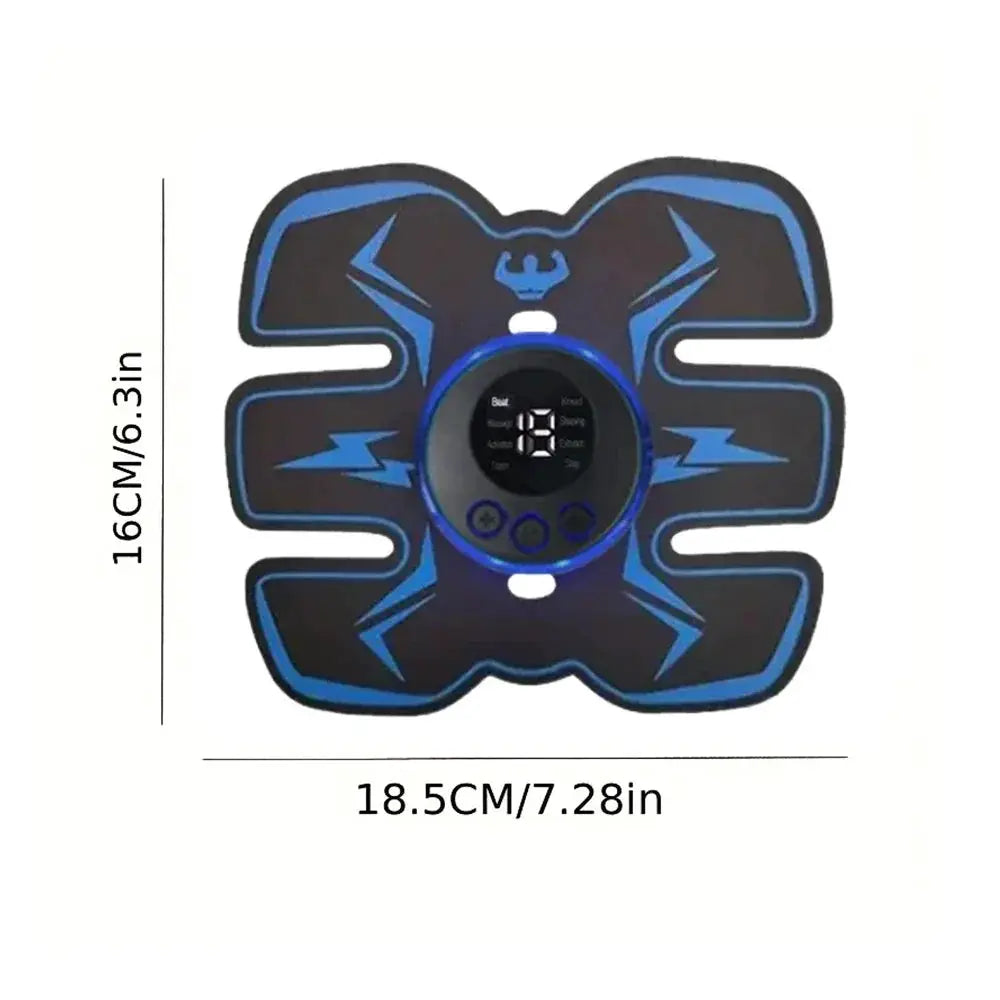 EMS Muscle Stimulator | USB Rechargeable | Wireless Operation | Abdominal Pads