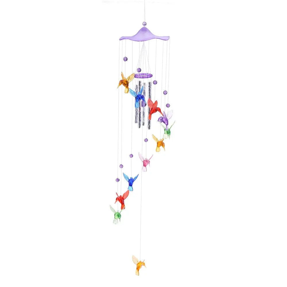 Hummingbird Windchime Charms Handmade Courtyard Decorative Windbell Pendants Art Crafts Ornaments Birthday Gifts Yard Decoration from PriceLows™