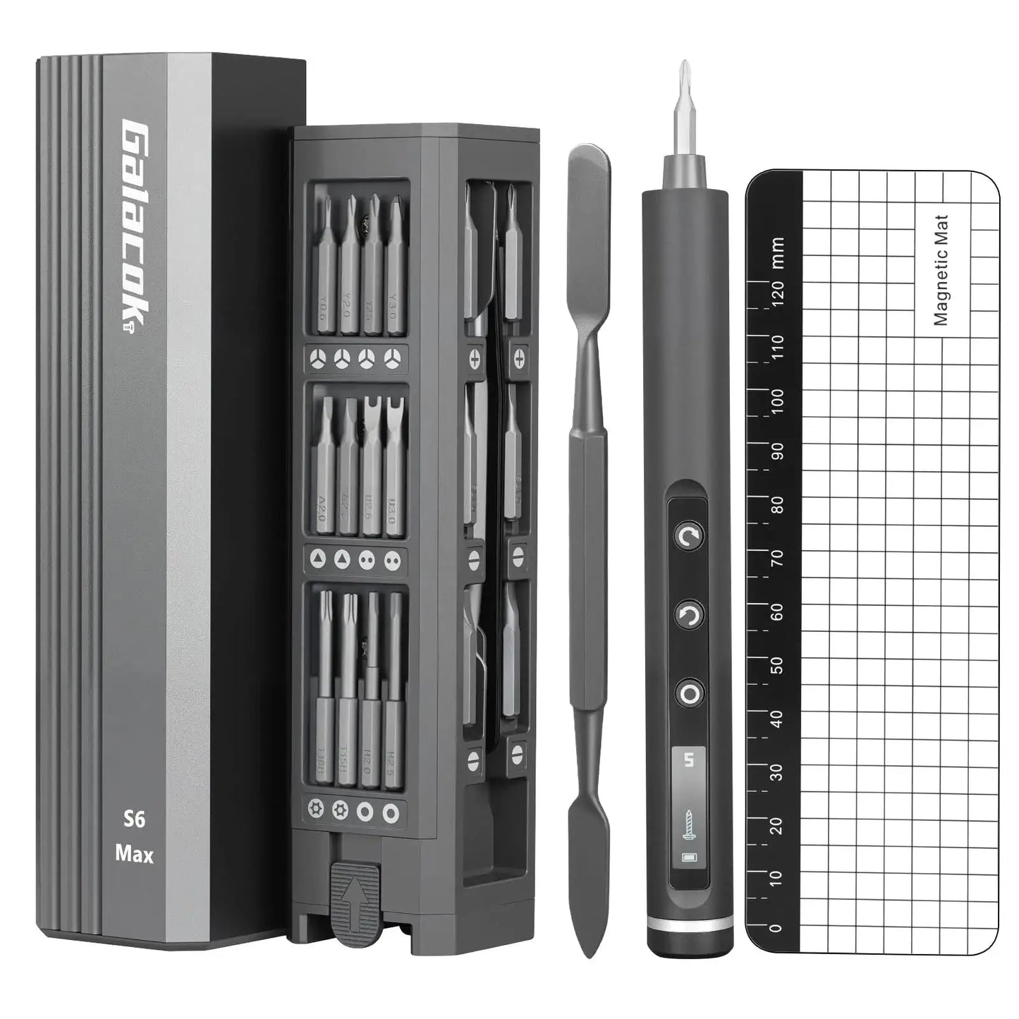 49 in 1 Electric Screwdriver Set 5 Torque Settings Precision Power Tool Magnetic Screw Driver Bits for iPhone Glasses Watch PC from PriceLows™