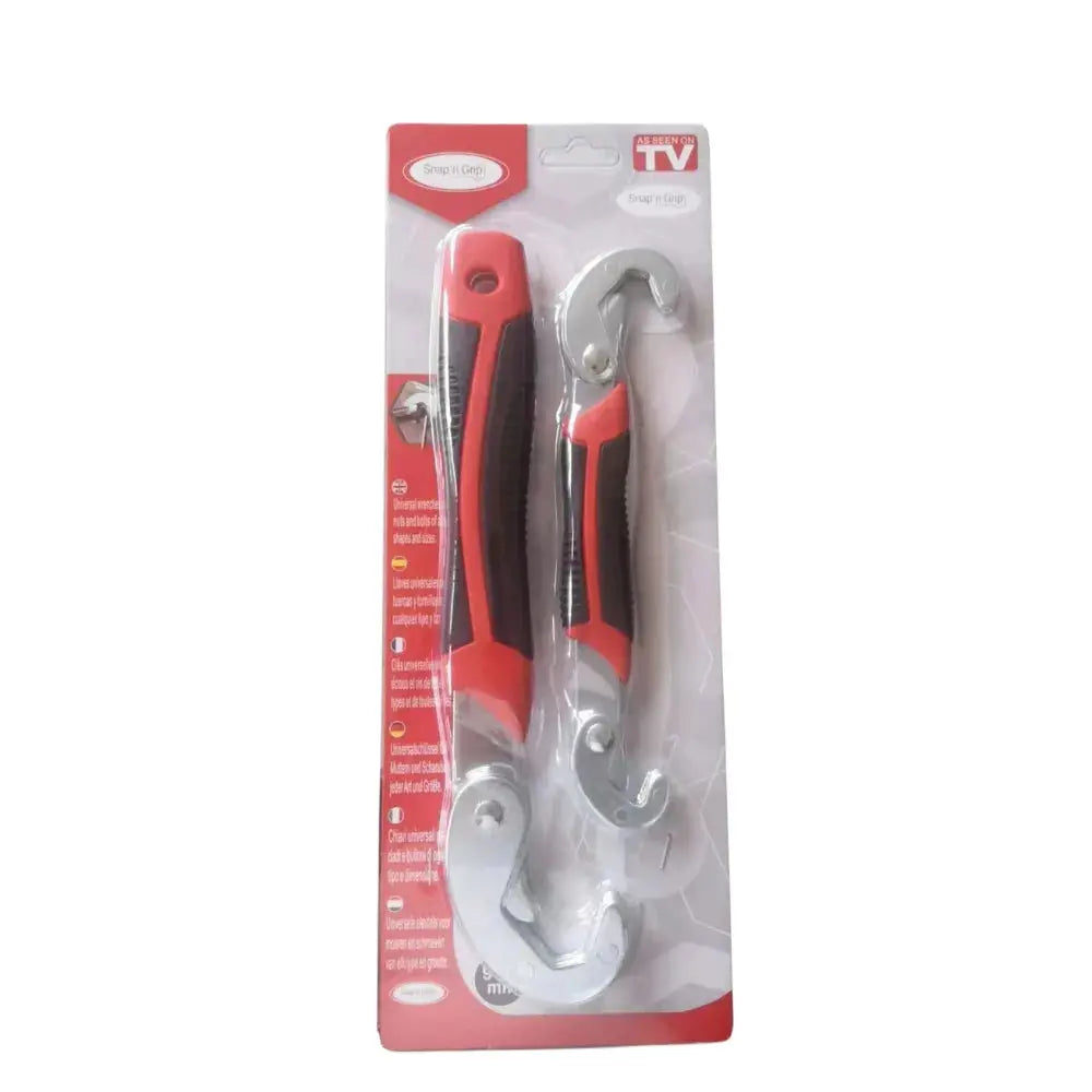 All in One Multifunction Wrench Set with Pipe Pliers and Quick Adjust Vise Versatile Bathroom Plumbing and DIY Hardware Toolkit from PriceLows™