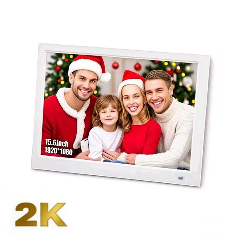 Digital Photo Frame | 15.4 Inch 2K | 1920x1200 | USB SD Black White