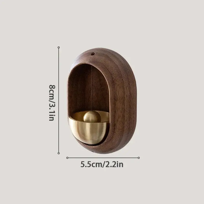 Wooden Door Bell Japanese Wind Chime Door Chime Room Decor Home Front Doorbell Landscape Bell Shopkeeper Remind Bell 풍경 from PriceLows™