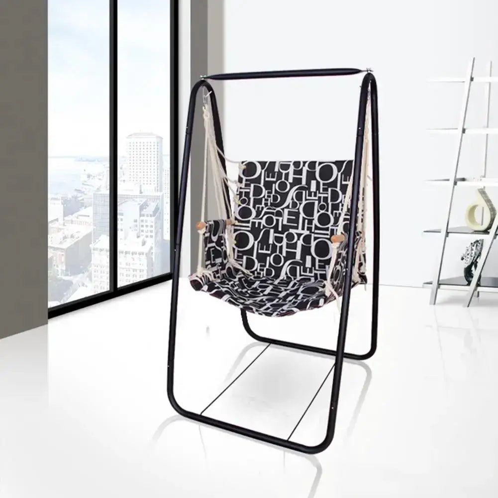 A-Frame Heavy-Duty Anti-Deformation Hammock Chair Stand | Metal Support Rack for Strong Load Bearing | Outdoor Swing Seat from PriceLows™