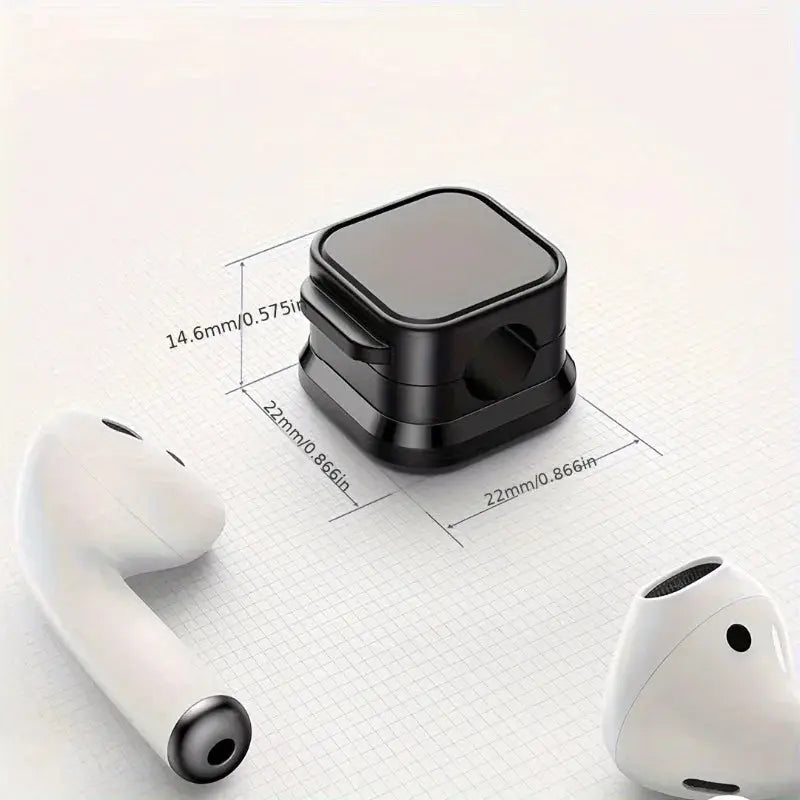 1 piece of magnetic wire organizer desktop wall mounted data cable holder and fixing tool cable clamp plug and hanger from PriceLows™