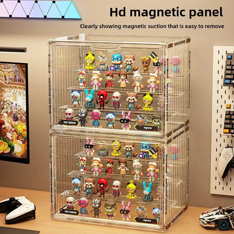 Three Layer Acrylic Display Rack Transparent Showcase Handmade Anime Car Model Blind Box Storage Box Jewelry Sorting Box from PriceLows™