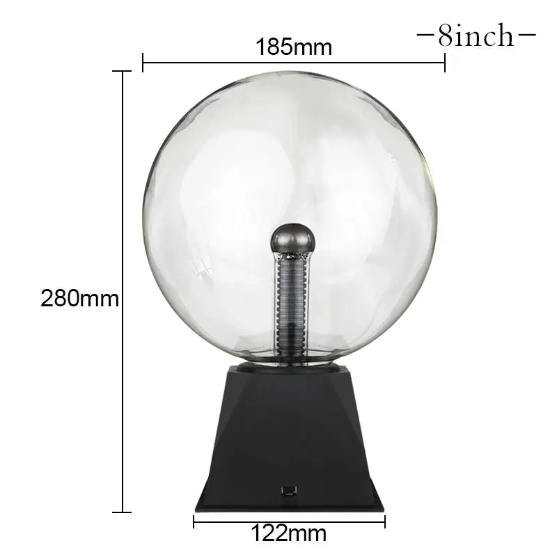 3/6/8 Inch Novelty Magic Crystal Plasma Ball Touch Lamp LED Atmosphere Night Light Kids Gift Birthday Christmas Plasma Lamp from PriceLows™