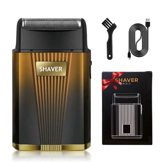 Electric Foil Shaver | Cordless Rechargeable | LED Display | Steel Blades
