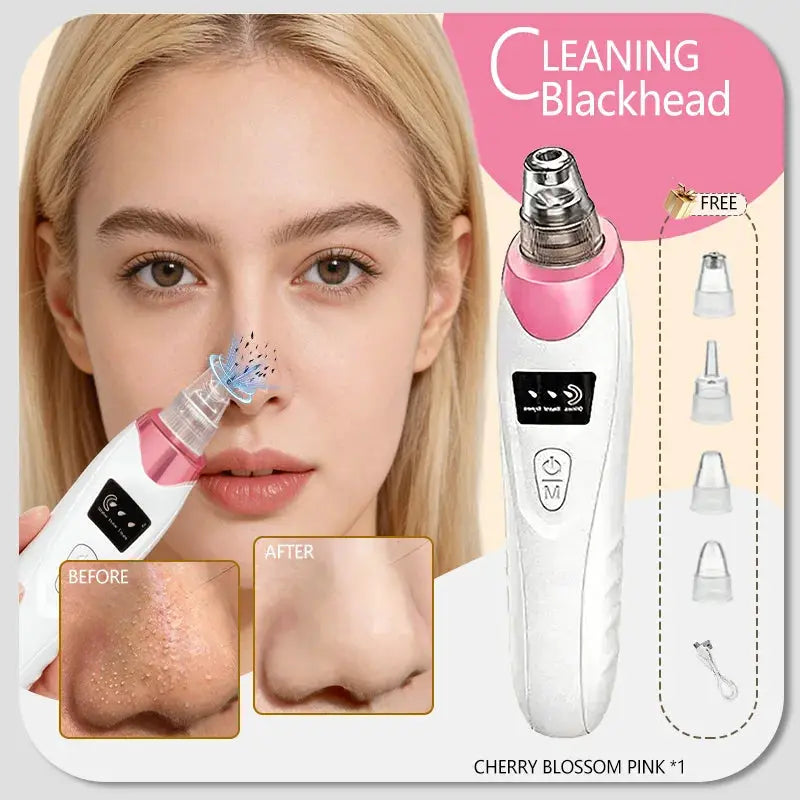 Professional Blackhead Vacuum - Rechargeable Pore Extractor for Blackheads, Oily Skin & Facial Cleansing from PriceLows™