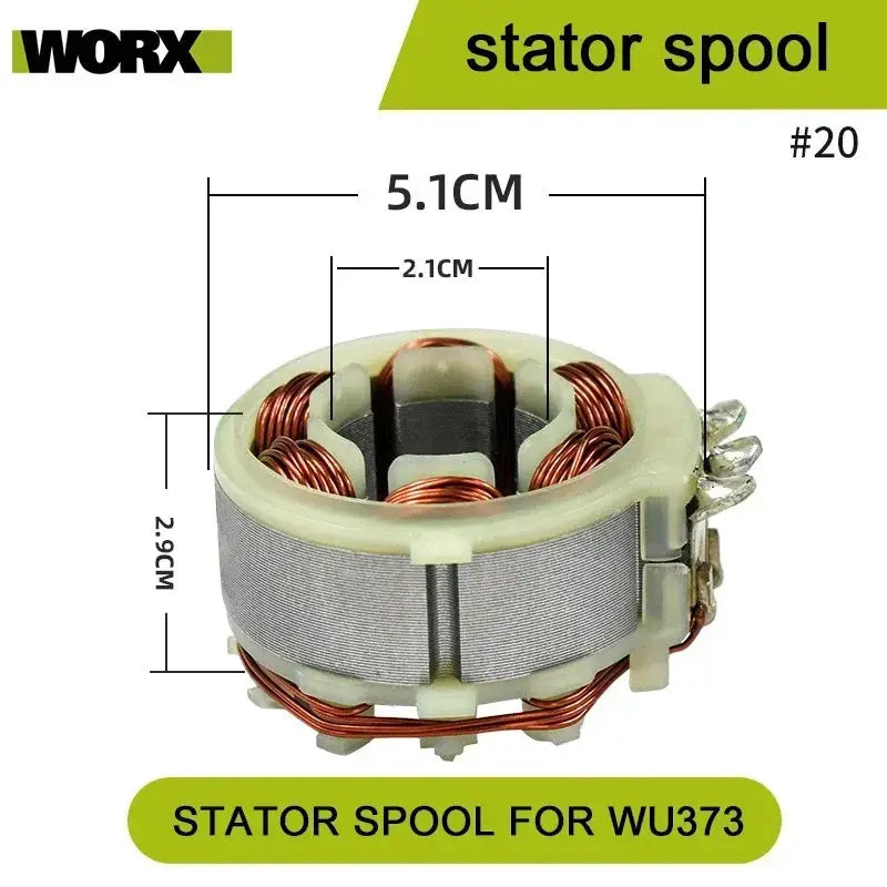 Orginal new Switch Driver motor reducer casing toothed wheel shell chuck parts for WORX WU373 Electric screwdriver from PriceLows™