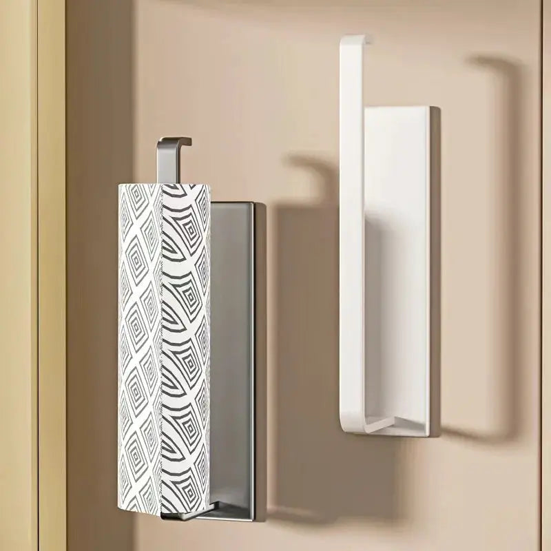 Kitchen paper holder, wall-mounted refrigerator magnetic paper towel holder, side cabinet for storing items, non-drilling fresh from PriceLows™