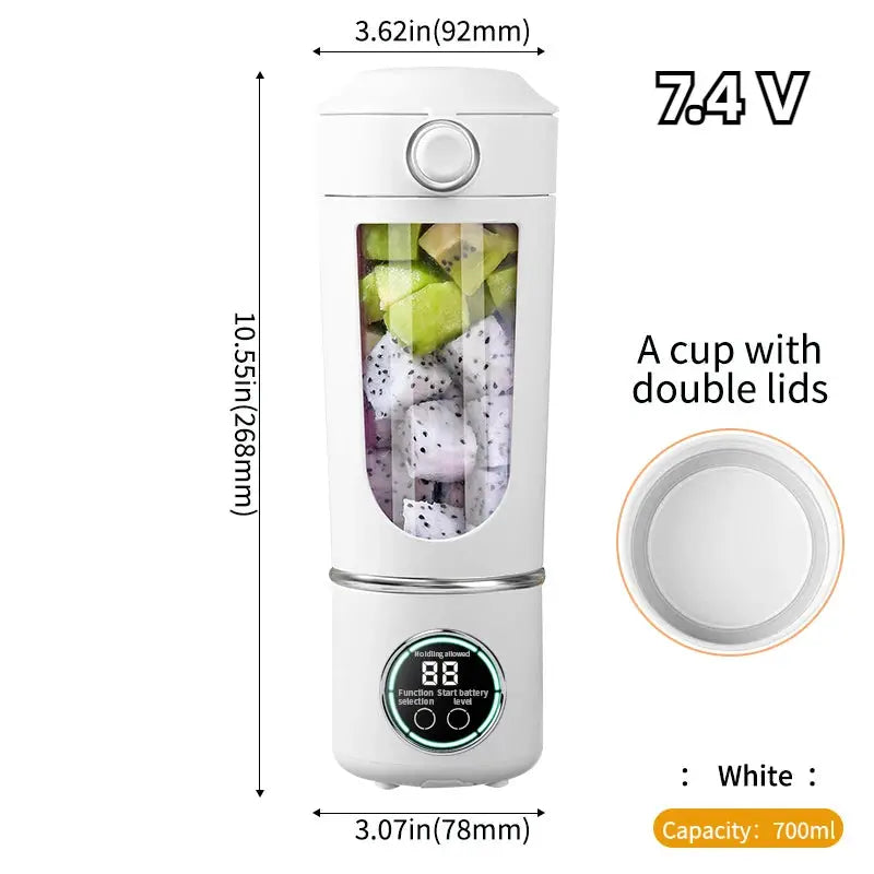 New Portable Juice Maker Blender for Shakes Smoothie 580ML Durable Juicer Steel Blades 2 in 1 Blender Bottle Smoothie Extractor from PriceLows™