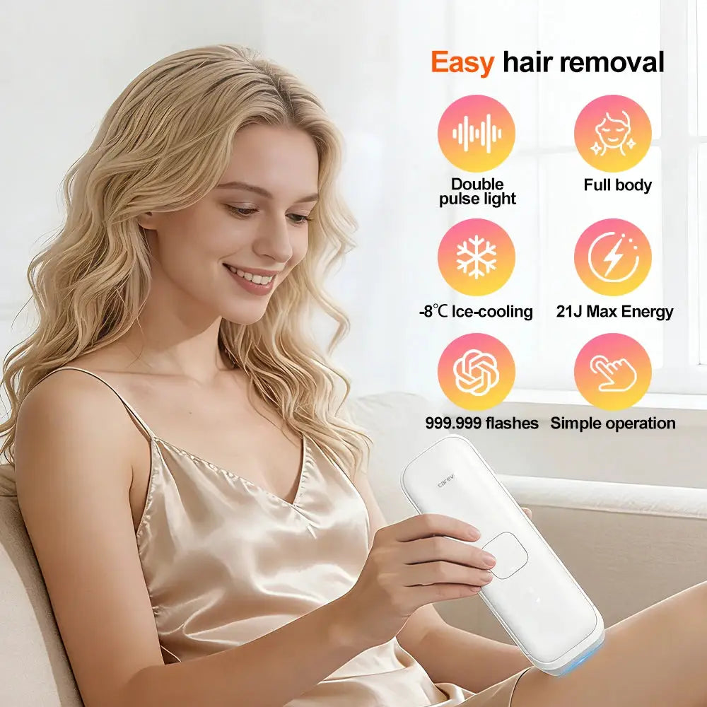 Ipl Hair Removal Device | 1200Nm Wavelength | Sapphire Cooling | Whole Body
