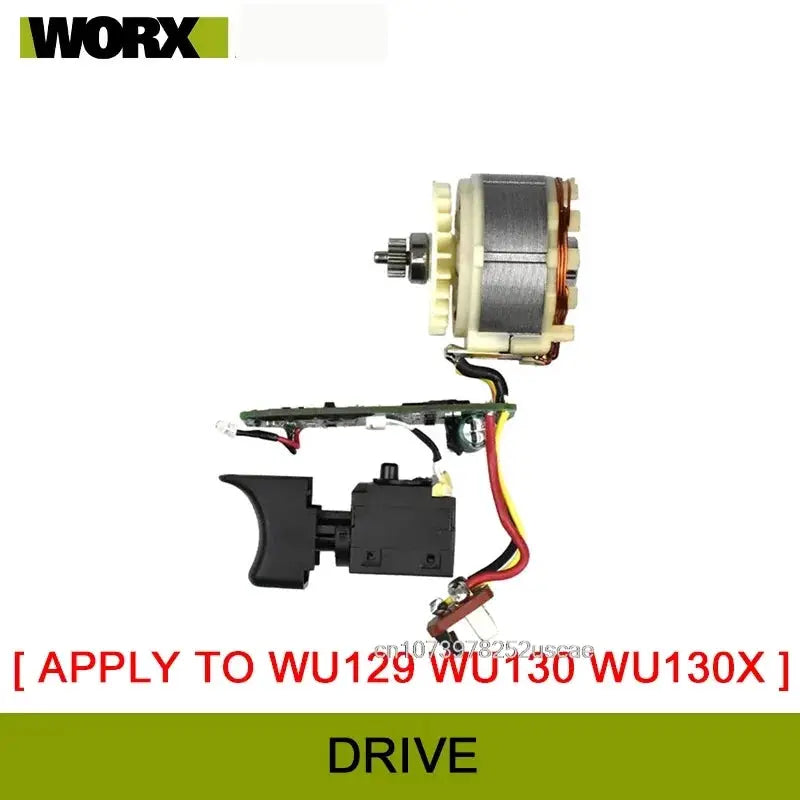 Orginal new Switch Driver motor reducer casing toothed wheel shell chuck parts for WORX WU129 WU130X Electric screwdriver from PriceLows™