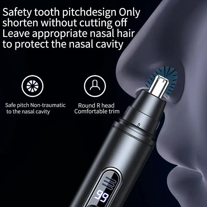 Mini Pocket Nose Hair Trimmer Painless Clipper Nose Ears Hair Eyebrow Waterproof Portable Trimmer For Men Women from PriceLows™