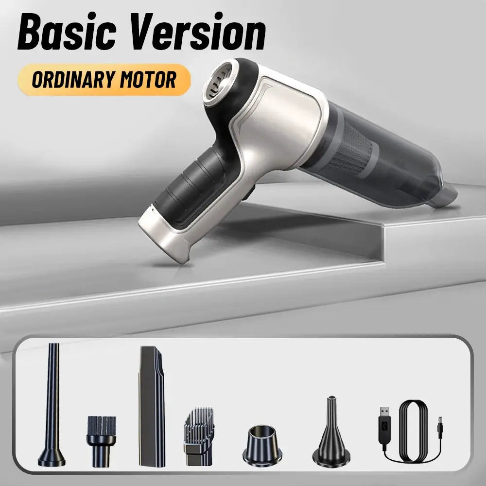 Car Vacuum Cleaner | 95000Pa Suction | 40 Min Battery Life | Cordless Handheld