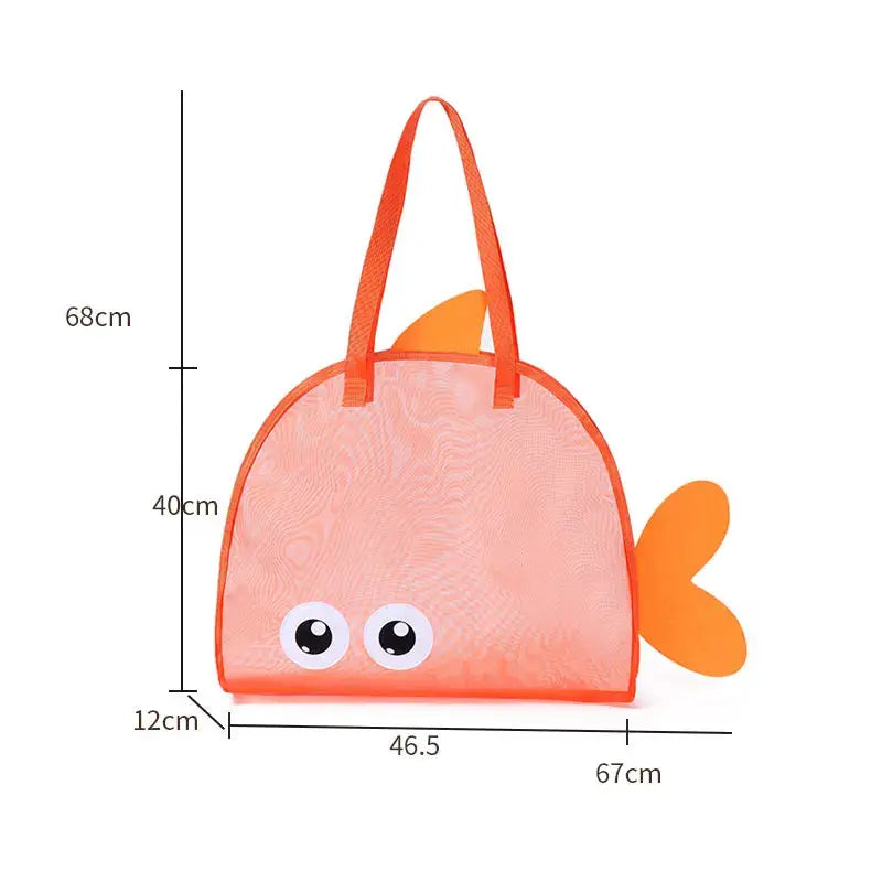Summer New Travel Beach Bag, Children's Cartoon Toy Storage Bag, Swimsuit Storage Bag, Big-Eye Handheld Toiletry Bag from PriceLows™