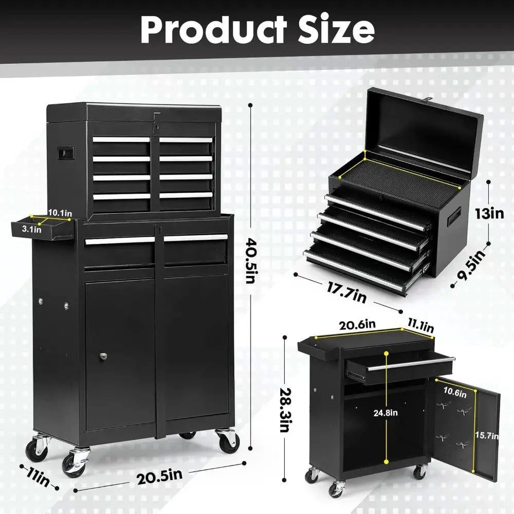 5-Drawer Rolling Tool Chest with Wheels, from PriceLows™