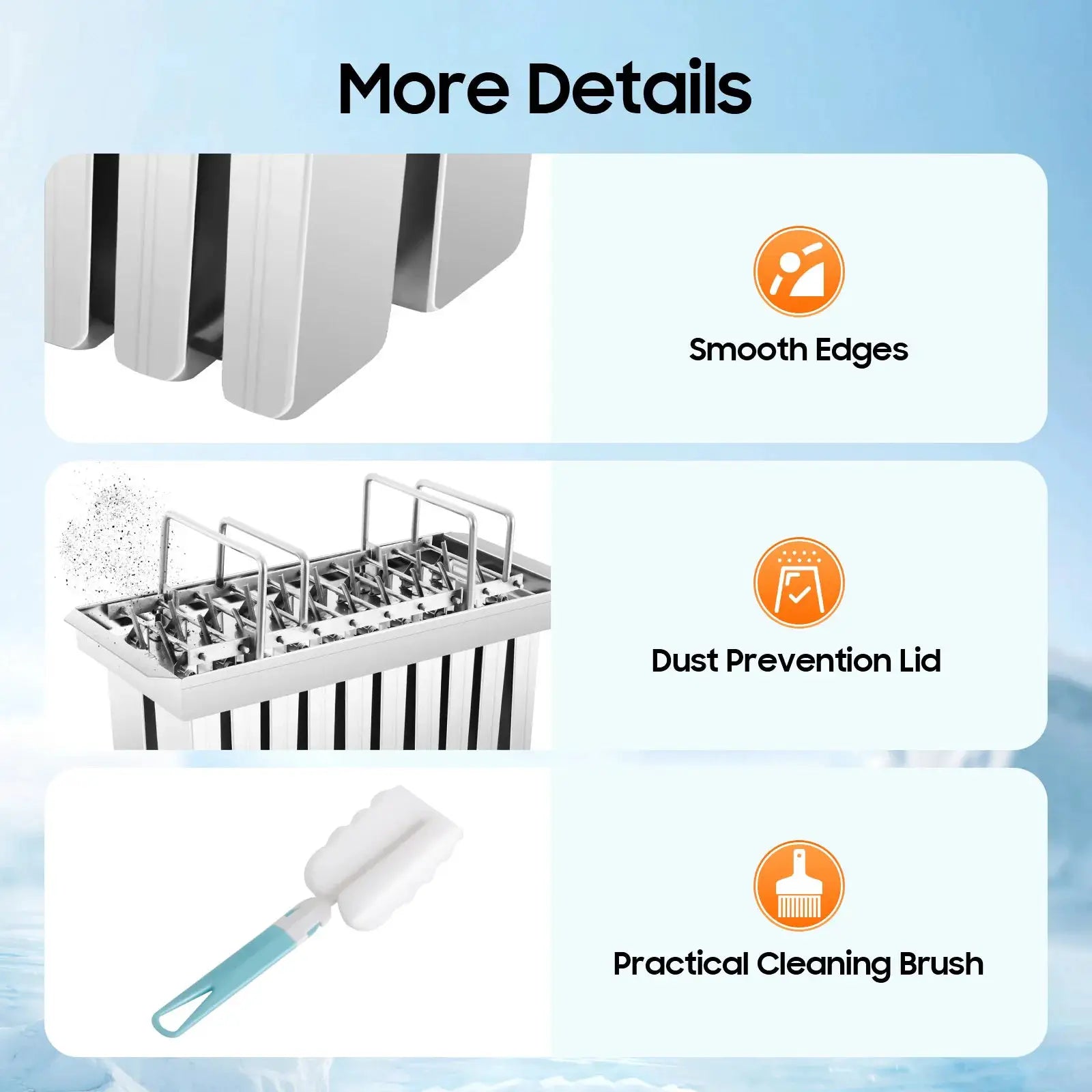 Household Stainless Steel Ice Cream Mold Ice Cube 304 Popsicle Ice Cream Popsicle Mold Popsicle Machine from PriceLows™