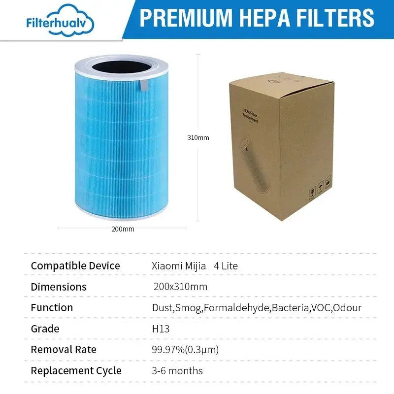 Air Filter For Xiaomi Air Purifier 4 Lite For Mijia Air Purifier Filter PM 2.5 With Activated Carbon Filter 4 Lite from PriceLows™