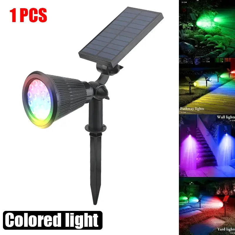 FAMCDC Solar Spot Light Outdoor Lawn Lamp Waterproof Spotlights Solar Garden Lights Landscape Lighting Decoration Pathway Lamp from PriceLows™