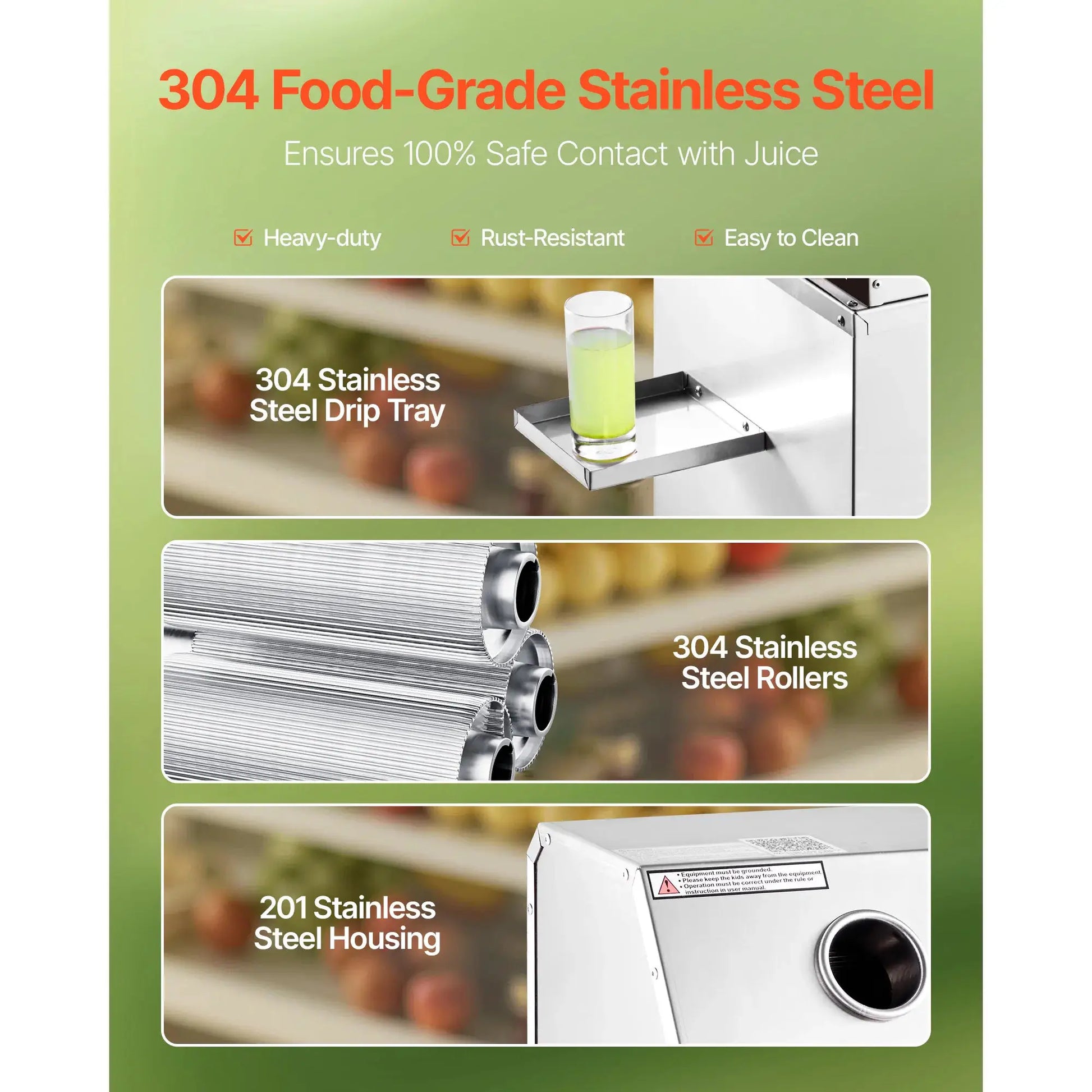 SucceBuy Commercial Sugar Cane Juicer 800W Electric Sugarcane Juicer Machine with 661LBS/H High Output 3 Stainless Steel Rollers Sugar Cane Press Juice Extractor Squeezer on Wheels for Home Commercial from PriceLows™