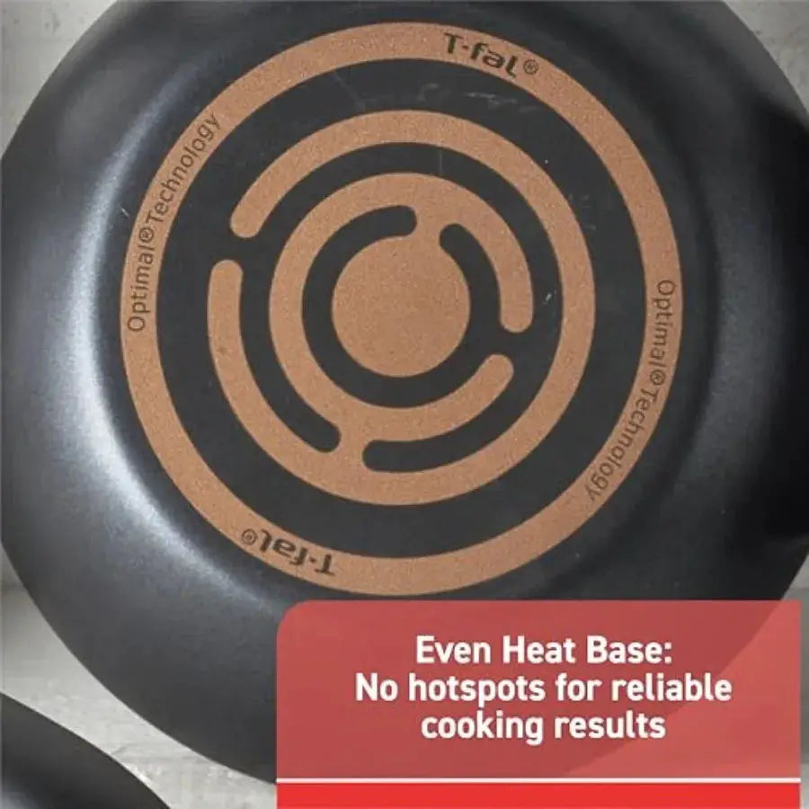 T-Fal Signature Nonstick Pots and Pans, Oven Broiler Safe 350F, Kitchen Cookware Set w/Fry Pans, Saucepans, Saute Pan, Dutch Ov from PriceLows™