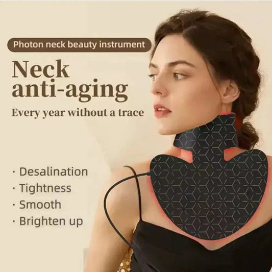 2025 Neck LED Lift Mask Photon Anti-Wrinkle Skin Tightening Neck Beauty Device Skin Brighten Rejuvenation Neck Wrinkle Remover from PriceLows™