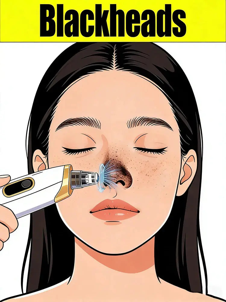 Blackhead Remover Pore Cleaner Black Dots Vacuum Cleaner Skin Pimple Acne Extractor Facial Cleaning Electric Black Head Removal. from PriceLows™