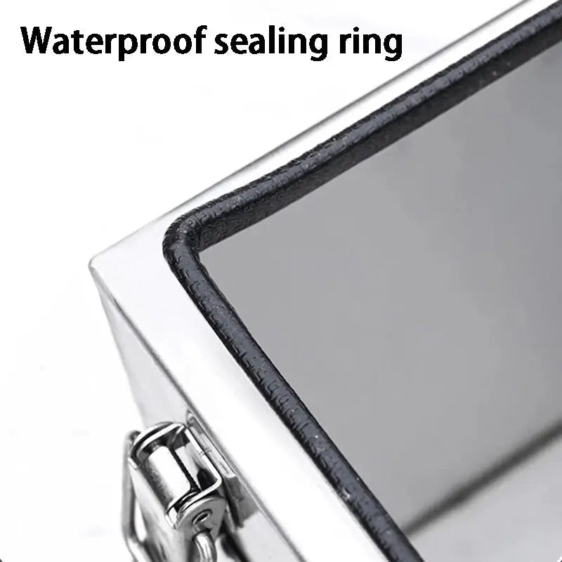Stainless Steel Toolbox Large Capacity Tool Organizer Suitcase Multifunctional Hardware Tools Storage Box Waterproof Boxes from PriceLows™